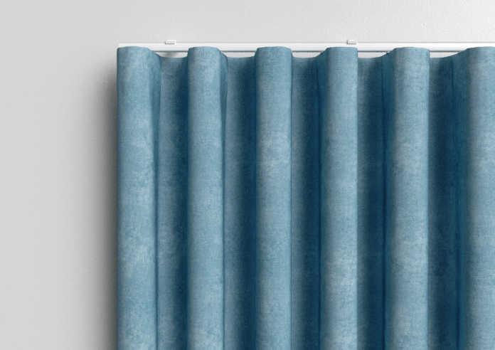 Florence Faux Suede, Cloud Blue - Made to Measure Curtains - Image 14